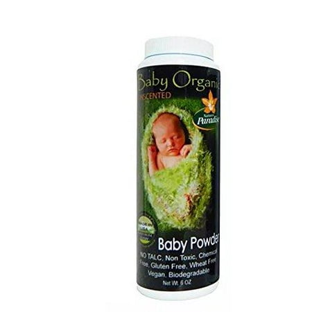 Natures Paradise Baby Powder Organic Unscented 5.5