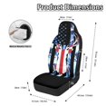 thumbnail image 6 of CHAQLIN US Flag Deer Head Car Seat Covers for Automotive, Easy to Install Vehicle Cushion Protectors Universal Size Polyester Fabric Seat Protectors, 6 of 11