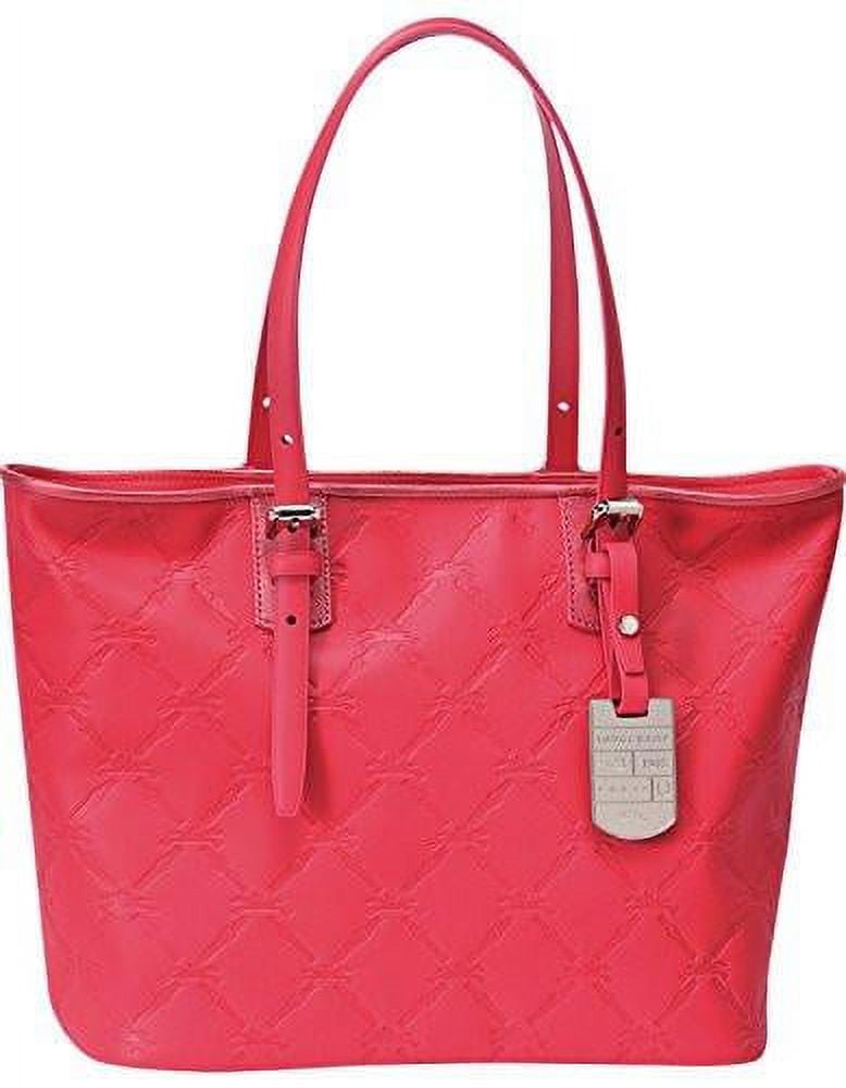 Longchamp Lm Cuir Large Tote Pink Bag Leather Handbag Purse Logo