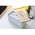 thumbnail image 6 of Yamazaki Home Tissue Box Cover - Rectangle, Ash, Steel, Lid, No Assembly, 6 of 7