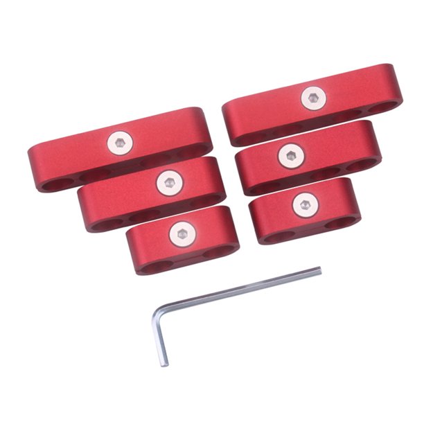 Billet Aluminum 7/8/9.5mm Spark Plug Wire Separators Dividers Looms