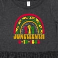 thumbnail image 4 of Inktastic Juneteenth 6-19-1865 Rainbow Girls Toddler Dress, 4 of 5