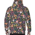 thumbnail image 5 of Hoodies for Men - Mushrooms Snails Butterflies Long Sleeve Comfrt Men'S Fashion Hoodies & Sweatshirts, Sweatshirts for Men Hoodies Pullover Clothing Clothes with Pouch, 5 of 7