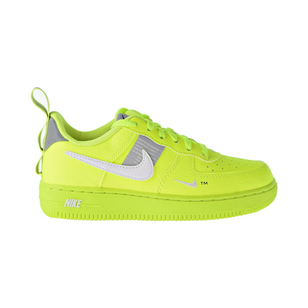 escaldadura propiedad Entre Nike Force 1 LV8 Utility Little Kids' Shoes Volt-White-Wolf Grey-Black  av4272-700 - Walmart.com