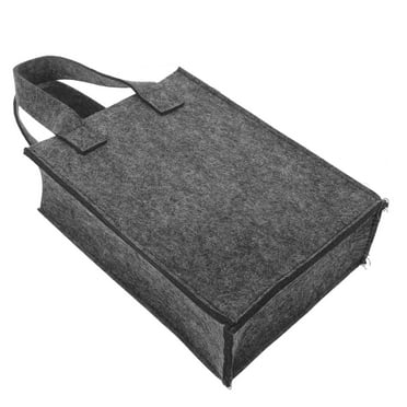 WHAMVOX Insulated Felt Wine Bag Wine Bottle Packaging 24.00X18.00X8.50CM Grey