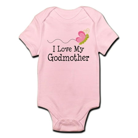 

CafePress - I Love My Godmother Infant Bodysuit - Baby Light Bodysuit