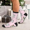 thumbnail image 7 of KLL Cute Cats Print Cool Socks Men's Women's Crew Socks Funny Crazy Novelty Stockings, 7 of 7