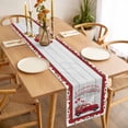 thumbnail image 3 of Valentine's Day Table Runner 70 Inches Long Farmhouse Dress Scarves, Vintage Red Truck Love Heart Roses Romantic Dining Tablerunner for Coffee Table/Kitchen Island/Party Décor, 13" x 70", 3 of 8