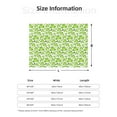 thumbnail image 5 of Naloa Cute Frogs Flannel Fleece Throw Blanket for Bed Couch, Thick Blanket - All Seasons Suitable for Women, Men and Kids-60"x50", 5 of 6