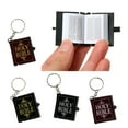 thumbnail image 4 of SIEYIO Mini Bible Shape Pendant Small Books Keychain Lovely Key Rings Birthday Gift, 4 of 13