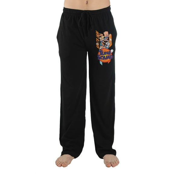 Space Jam 2 A New Legacy Movie Characters Black Sleep Pajama Pants-XL