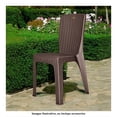 thumbnail image 4 of Silla Plásticos La Ardilla Rattan Alegria  Chocolate, 4 of 4