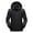 Black, variant on Fesfesfes Mens Fleece Jacket Detachable Cap Waterproof, Dirt-proof, Wind-proof, Tear-resistant Zipper Casual Warm Jacket
