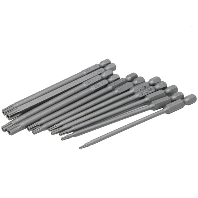 Loewten 11Pcs Screwdriver Bits Set Hollow Pentalobe Type For Electric Drill Accessories 75mm,Hollow Pentalobe Screwdriver Bits,Screwdriver Accessories