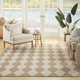 thumbnail image 5 of Nourison Positano 5' x 7' Jute Diamond Modern Flatweave Indoor/Outdoor Rug, 5 of 11