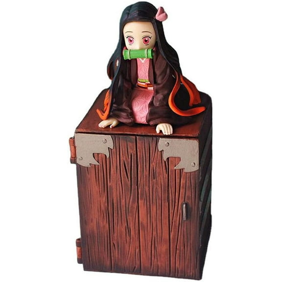 New Kamado Nezuko (box Ver) Character Anime Statue Figur Desktop Ornament Popular Decorations Fan Souvenirs Creative Gift Collection