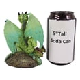 thumbnail image 5 of Fantasy Green Thumb Vintage Artichoke Dragon Statue Fairy Garden Collectible, 5 of 9