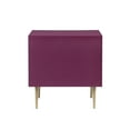 thumbnail image 4 of Galena 2-Drawer Nightstand, Raspberry, 4 of 15