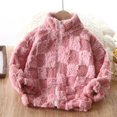 thumbnail image 3 of Kiijoy Infant Girls Fleece Coat Warm Soft Zip Up Cardigan Jacket Outerwear, Sizes 12-18M, 3 of 3