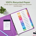 thumbnail image 4 of Avery EcoFriendly Recycled Dividers, 12 Tabs (3 Sets of 11083), 4 of 9