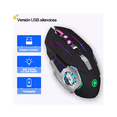 thumbnail image 2 of Mouse de Juego Inalabrico Recargable Negro, 2 of 5