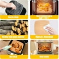 thumbnail image 4 of WWS-Air Fryer Parchment Paper, 100 pcs 10inch Square Air Fryer Liners, Unbleached Perforated Parchment Paper for Air Fryer Compatible with Ninja, Cuisinart, COSORI, PowerXL, Instant Vortex, Philip, 4 of 4