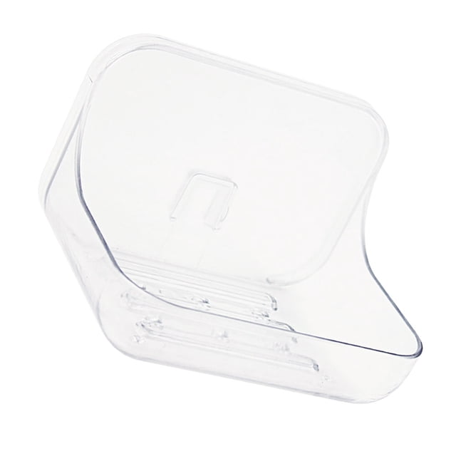 UPOUART Para Jabón Transparente Con Drenaje Y Adhesivo Para Fijación En Baños Y Cocinas