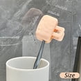 thumbnail image 3 of 5Pc Toothbrush Head Holders Toothbrush Head Protector For Bathroom,Plastic Pink, 3 of 5
