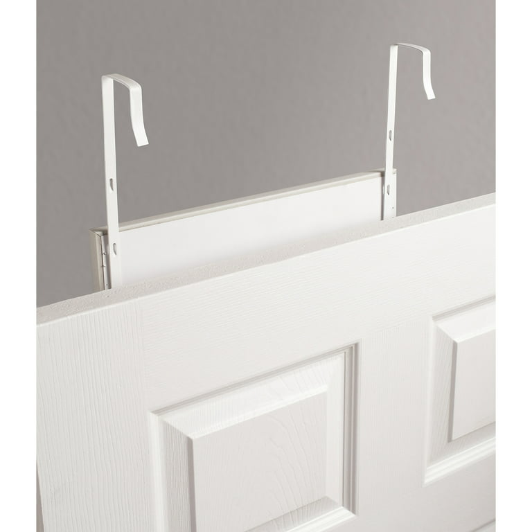 Mainstays Over-the-Door Hooks for a Mirror (DOES NOT INCLUDE MIRROR)  (WHITE)