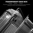 thumbnail image 4 of Cake Box Packing Dessert Containers Pastry Boxes Para Postres Candy Party Favors Clear 50 Pcs, 4 of 6