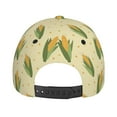 thumbnail image 6 of Daiia Yellow Corn print Baseball Cap Men Women Golf Dad Hat Adjustable Original Classic Low Profile Hat Unconstructed Plain Cap, 6 of 9
