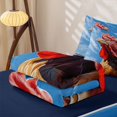 thumbnail image 5 of Erosebridal Farm Brown Rooster Zipper Full Size Comforter Sets with Fitted Sheet and 2 Pillowcases for Women Men, Rustic Animal Zipper Bedding Set, Navy Reversible, 4-Piece, 5 of 7