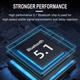 thumbnail image 6 of Teissuly 4 IN 1 USB Bluetooth 5.1 Audio Receiver Transmitter Stereo AUX RCA 3.5mm For TV Car Wireless Adapter, 6 of 9