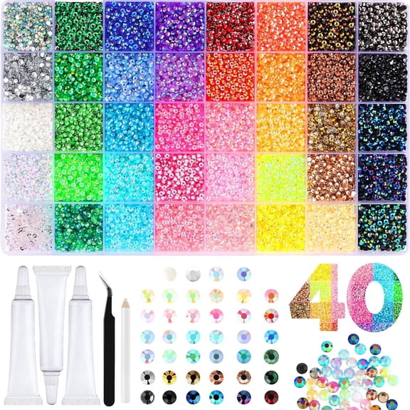 3mm Colorful Resin Rhinestones for Crafting And Nail Art,Mixed-Color Non Hotfix Flatback Gems,Bedazzling Crystal for DIY Crafts Clothing Tumblers Mugs Shoes Fabric Decor Nail Art Makeup