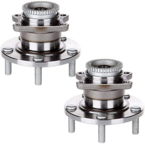 ECCPP Replacement For Pair of 2 Front Wheel Hub Bearing Assembly 5 Lugs w/ABS For 2004-2007 For Mitsubishi 512274 x2