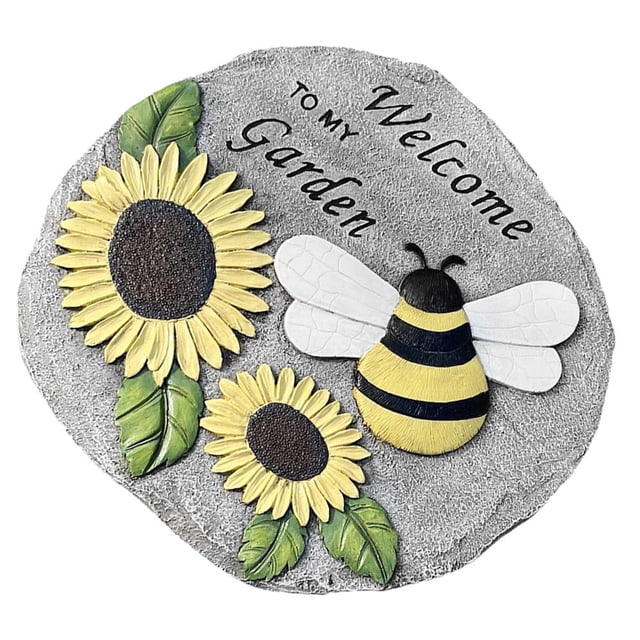 unbranded Piedra Decorativa De Resina Para Patio Y Jardín Con De Abeja