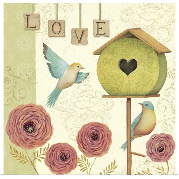 Great BIG Canvas | Rolled Daphne Brissonnet Poster Print entitled Welcome Home II