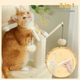 thumbnail image 2 of Pefilos 41" Cat Tree Tower for Indoor Cats, Multi-Level Cat Condo House with Cozy Plush Perches Cats Play House, Beige, 2 of 6