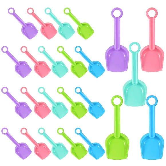 24 palas de arena para niños Rotatingpals (plástico, 19,5 cm)