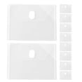 thumbnail image 3 of Carpeta de plástico transparente tipo sobre para documentos, organizador de archivos, impermeable, para recibos y efectivo, transparente, 24 unidades, 3 of 7