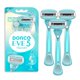thumbnail image 1 of Maquinillas de afeitar desechables para mujer EVE 5 Smooth Touch | Amplia barra humectante 5 cuchillas para un afeitado suave | Removedor de vello multiusos | 1 paquete (3 unidades), 1 of 5