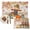 Khaki, variant on Fall Scarecrows Placemats Set of 2, Thanksgiving Autumn Harvest Pumpkins Leaves Washable Wipeable Table Mats for Dining Tables, Indoor Outdoor Kitchen Place Mats for Holiday Party Table Decor