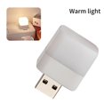 thumbnail image 1 of Luz nocturna USB pequeña, luz LED de 5V, lámpara con enchufe USB, carga de energía móvil para PC, Mini lámparas de libro, protección ocular, luz de lectura cuadrada Tan Jianjun unisex, 1 of 2