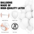 thumbnail image 3 of White Balloon Arch Balloon Garland Kit Birthday Balloons 120pcs, 3 of 7