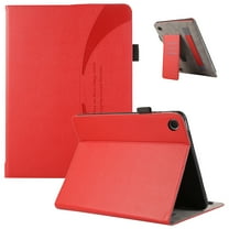 ELEHOLD Flip Leather Case for Samsung Galaxy Tab S5e 10.5" (2019) Premium Leather with Card Holders Magnetic Closure Non-Slip Wristband Kickstand Function Shockproof Protective Case, red