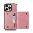 thumbnail image 2 of K-Lion Stylish Wallet Case for iPhone 14 Pro Max Flip Card Slots Diamond Bling Sparkle Design RFID Function Detachable Shoulder Strap Girls Women Purse Case For iPhone 14 Pro Max,Pink, 2 of 9