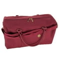 thumbnail image 2 of Protege 22 Inch Weekender Travel Duffel Bag, Cherry Wine, 2 of 5