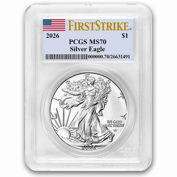 2026 American Silver Eagle MS-70 PCGS (FirstStrike®)
