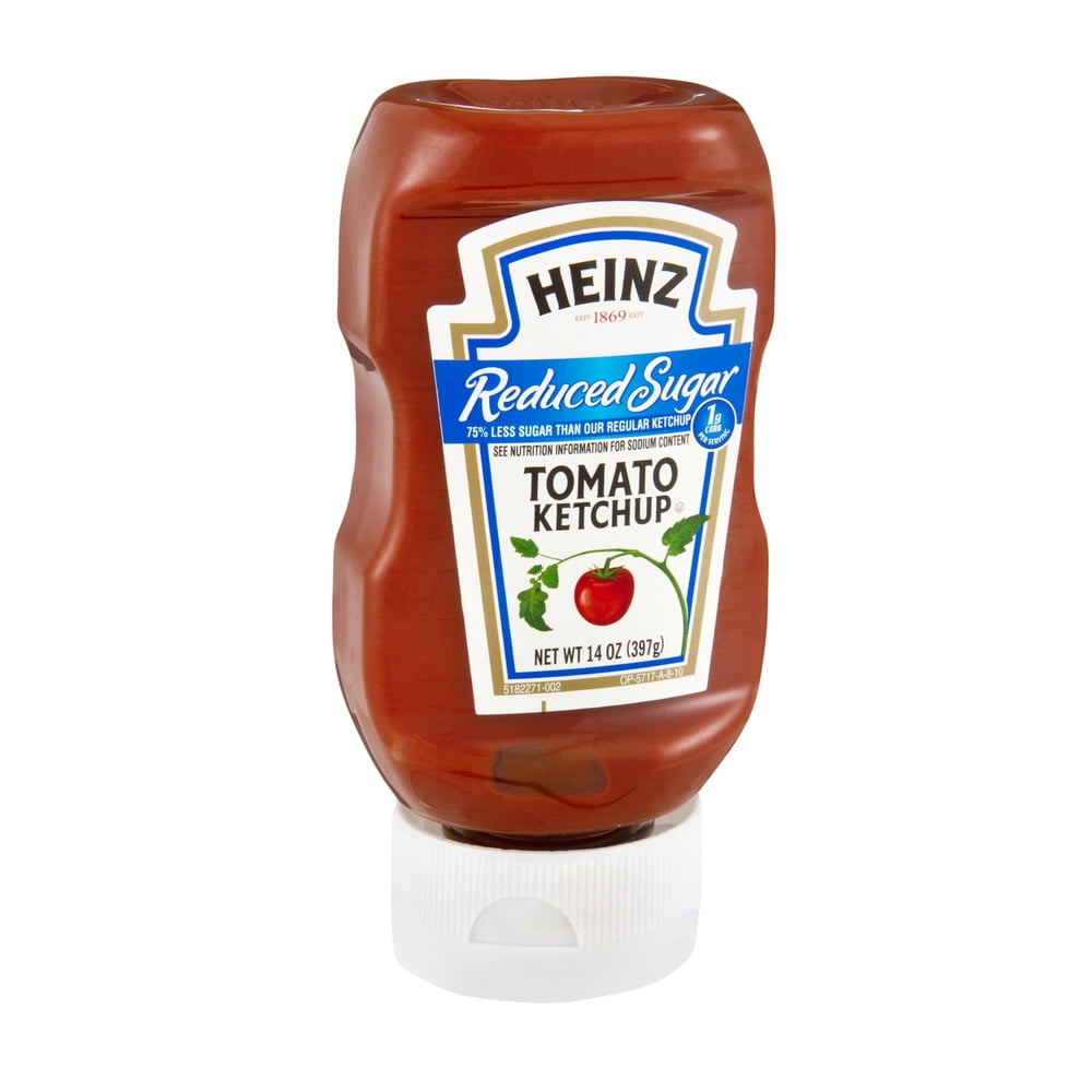 Heinz Reduced Sugar Tomato Ketchup, 14.0 OZ