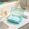 thumbnail image 2 of Lzobxe Plastic Pencil Box Extra Large Capacity, Clear Light Green, 2 of 9
